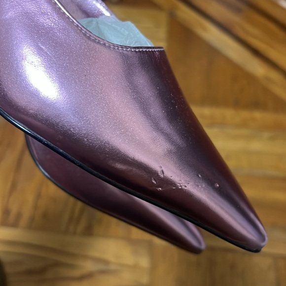 Topshop metallic pink mules size 39 - Picture 8 of 9